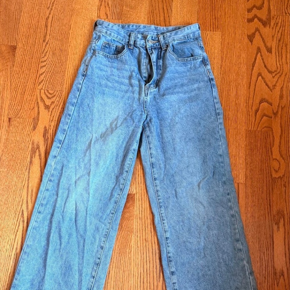 light blue jeans size S